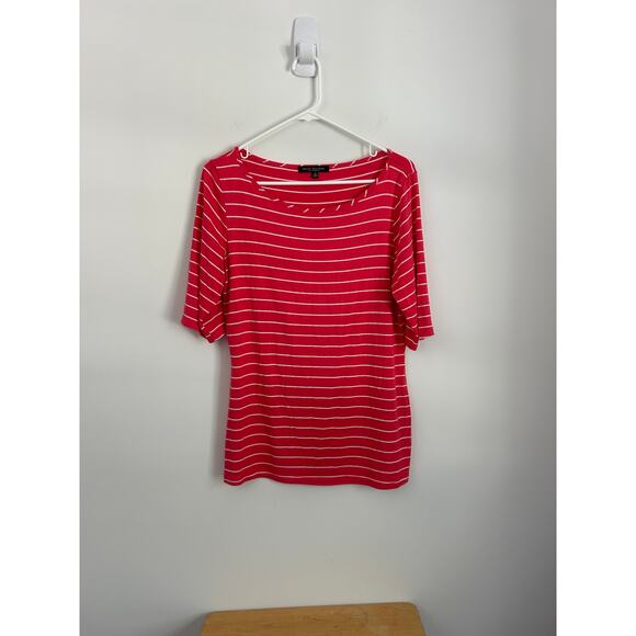 Green Envelope Striped Tee Bundle - Women's XL - Red & Black Short Sleeve - Picture 3 of 11